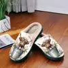 JIT dropshipping transfronterizo más vendido patrón de vaca de las Highlands otoño unisex zapatillas de algodón para casa POD dropshipping