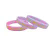 Pulsera de Estrella de Fútbol Tipo Plana de Color Puro Unisex al por Mayor de Fábrica Admite Personalización y Se Puede Imprimir con Logo