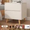 Mesita de Noche Pequeño Armario de Almacenamiento Integrado para Dormitorio del Hogar 2026 Modelo Popular Simple Armario de Almacenamiento Estante de Almacenamiento para Habitación de Alquiler