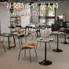 Conjunto de Mesa e Cadeiras de Lazer em Ferro, Uma Mesa e Duas Cadeiras, para Áreas de Reunião, Cadeira de Sofá Individual, Restaurante, Estilo Industrial Retrô