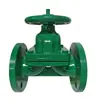 Válvula de Diafragma Manual de Acero Fundido/Hierro Fundido G41J-10C, Válvula de Diafragma Resistente a Ácidos, Álcalis y Corrosión Dn50 100