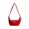 Bolsas de Moda Coreana para Mujer 2025 Nuevo Moderno Ligero Nylon Casual Versátil Hombro Bolsa Dumpling Nicho Bolso Cruzado