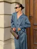 Conjunto de Camisa de Manga Larga y Pantalón Largo de Moda de Alta Gama Elegante para Viajes y Uso en Casa, Nuevo Otoño/Invierno 2026, Europeo y Americano Transfronterizo