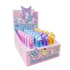 Goma de borrar retráctil Sanrio Push-Pull Kulomi, ideal para estudiantes, de cuero, ideal como regalo de papelería o premios.
