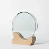 Trofeo de Cristal Creativo Hecho a Medida Decoración de Premio para Reunión Anual Estilo Nórdico Placa de Vidrio Regalo de Empresa Premio Grabado