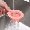 Malla Filtrante Anti-Obstrucción para Fregadero, Rejilla de Drenaje de Plástico con Forma de Flor, Malla Fina para Residuos de Comida, Drenaje de Piso Hueco
