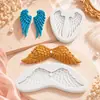 Asas de Anjo Decorativas de Silicone para Assar Etiqueta Asas de Anjo Asas de Pena Molde Decorativo de Silicone