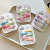 Internet celebridade acessórios de cabelo feminino bonito cor hairpin gota de água cinco pontas estrela coreana candy cor pequena hairpin menina franja clipe lateral