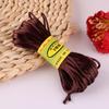 Cuerda de nailon tejida a mano con nudo chino, gruesa, de 5 a 10 m, color rojo, 2,5 mm