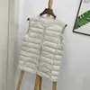 Colete de Penas Leve para Mulheres, Novo Estilo Outono e Inverno, Tamanho Grande, Moda Transfronteiriça Versátil Colete Sem Mangas