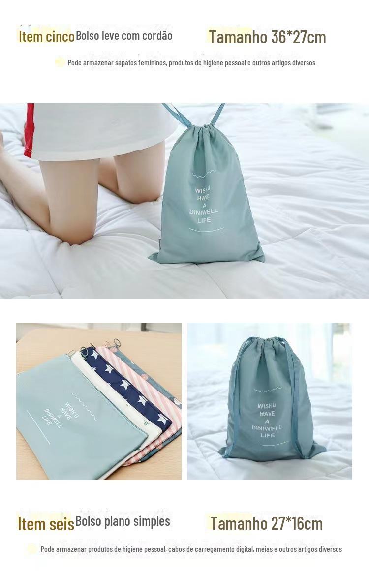 旅行整理袋套装内衣衣物衣服便携袋子非必备分装旅游行