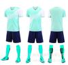 Uniforme de futebol terno masculino jogo treinamento equipe uniforme impresso bola uniforme crianças adulto esportes terno jersey futebol homens