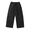 Pantalones cargo de algodón plisados rectos estilo retro japonés para paracaidista, marca de tendencia para primavera y otoño, unisex, corte holgado, fluidos, pantalones largos casuales