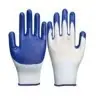 Guantes de Protección Laboral de Nitrilo Haoqiangda Trabajo de Manipulación Guantes de Nitrilo Recubiertos Guantes Recubiertos de Caucho de Nitrilo Blanco Gasa Azul Venta al por Mayor