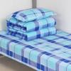 Dormitório Escolar Conjunto de Três Peças Lençóis de Cama Capa de Edredom Algodão Puro Conjunto de Três Peças Cama de Solteiro de Dormitório Cama Designada para Escola Capa de Edredom