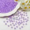 Cuentas de Vidrio Gelatina Color Sólido Cuentas Redondas de Jade Sintético Cuentas Sueltas de Vidrio Cuentas para Pulsera Hecha a Mano DIY Accesorios para Ropa