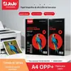 Papel Fotográfico JOJO A4 Lado Único Alto Brilho Papel Fotográfico para Impressão Inkjet 180g 200g 230g 260g Papel Fotográfico