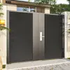 Puerta de Autoconstrucción Rural Puerta de Imitación de Aluminio Fundido Puerta de Entrada Puerta Lateral Hotel Rural Nuevo Puerta de Autoconstrucción