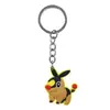 Venta al por mayor de fabricantes de colgantes de Pokemon, llaveros de goma blanda de PVC para bolsos, llaveros de coche de moda para bricolaje