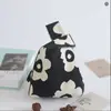 Bolsa de Punto, Bolso de Mano, Clutch para Viajar, Almacenamiento Portátil, Bolsa de Regalo Navideño, Linda Bolsa de Punto Floral 26