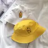 Sombrero de Pescador Amarillo de Pato Amarillo de Doble Uso Celebridad de Internet para Hombres y Mujeres Sombrero de Cuenca Amarillo de Primavera y Otoño Sombrero Versátil Artístico Japonés de TikTok de Moda