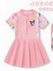 Traje de baño nuevo para niños 2024 Niñas Traje de baño con falda Siomatic Verano Niñas Junior de tamaño mediano Natación de entrenamiento