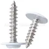 Tornillos Autorroscantes de Acero Inoxidable 304 con Cabeza Redonda de Cruz y Arandelas, M2 M3