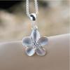 Pingente de Colar de Flor Alice Estilo Coreano Distintivo Pingente de Flor de Rosa Elegante Estilo Mori Feminino Pingente Feminino Bonito