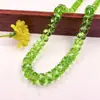 Cuentas de Rueda de Cristal de Color Transparente Alto de 8MM para Pulsera, Collar Hecho a Mano, Accesorios de Joyería