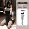 Vestido Fei Mu con escote en V profundo y abertura alta, lencería sexy sin mangas, cheongsam con abertura alta, camisón increíble 7873