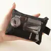 2025 Popular Bolsa de Malla para Almacenamiento Bolsa para Almacenar Labiales Bolsa para Almacenar Artículos de Tocador Bolsa para Almacenar Cables de Datos Bolsa de Almacenamiento Portátil para Viajes