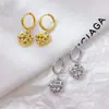 Aretes Irregulares de Corazón Hueco para Mujer, Nuevo Diseño de Nicho Creativo y Elegante con un Toque de Lujo