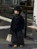Tai Ru 2026 Invierno Nuevo Estilo Versión Coreana Suéter Grueso de Alta Calidad Color Sólido para Niños Top Cálido