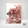 Estilo nórdico moderno planta flor sem moldura núcleo simples aquarela pintura decorativa paisagem sala de estar peônia rosa pintura pendurada