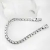 Moda Transfronteiriça Simples Não Desbota Pulseira de Aço Titânio Estilo Casal Luxo Leve Pulseira de Nicho Fivela de Joia Joias Atacado