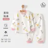 Pijamas para niños Ropa de otoño Categoría A Ropa de otoño de algodón puro para niños y niñas Pantalones de otoño Traje Ropa de bebé de 1 año Ropa de hogar para bebé