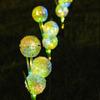 Lámpara de césped con enchufe de tierra Diente de león Solar LED Luces de colores Exterior Patio Hortensia Decoración Festiva Navideña Cadena de Luces