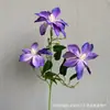 Flores Artificiales para Boda Colección Morada Serie Salón de Bodas Jardín Monet Arco Exterior Muro de Flores Estudio Fotográfico Floral Paisajismo