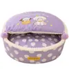26 Nuevos Camas para Gatos con Forma de Concha Transfronterizas Cama Semi-cerrada para Gatos Otoño e Invierno Engrosada Cálida Casa para Perros Cama para Perros Cama para Gatos Desmontable