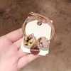 Ins Faixa de Cabelo Colorida com Frutas Feminina Menina Fofa Faixa para Couro Cabeludo Faixa de Cabelo Alta Elasticidade Couro Grosso Conjunto Corda de Cabelo Novo Estilo