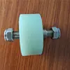 Polea rascadora de estiércol para línea de alimentación automatizada de ganado, poleas de bloque de colisión, accesorios para corrales de cerdos, pollos y ovejas