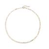 Set de Joyería Zafiro Esmeralda Cadena de Cobre Cadena para Clavícula Collar Pulsera Aretes de Piedra Natural Perla Cristal Fresco
