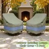 Venta Caliente Transfronteriza Funda para Silla Giratoria de Exterior Impermeable a Prueba de Polvo Protección Solar Funda para Silla Columpio de Césped y Patio Funda Protectora para Muebles