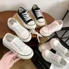 Zapatos de lona con suela gruesa, modelo nuevo primavera y otoño 2026, cómodos, finos, ligeros, zapatillas casuales súper populares, zapatillas versátiles de cordones de moda