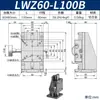 Lwx60 Cremallera de Engranajes de Carrera Larga Deslizador de Ajuste Fino Canal de Cola de Cola Eje X/Z Soporte de Cámara Deslizador para Máquina de Cribado CCD