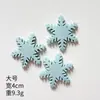 Decoración Pastel de Navidad 2025 Árbol de Navidad Copo de Nieve Espejo Enchufe Diamante Feliz Navidad Decoración con Cinta Plateada