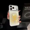 Adequado para Capa de Celular Magnética com Glitter para iPhone 17 Pro Max, Apple 16 Gradiente Toque de Alto Padrão, 15 Capa Protetora Anti-Queda