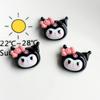 Lindos accesorios de resina de dibujos animados, accesorios para el cabello, pegamento en crema, material de bricolaje, venta al por mayor pj1045