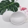 Almohadilla Ovalada Gruesa Transpirable para el Pecho Sujetador Superior Push-up Moldeador de Copa Sujetador Ropa Interior Ropa de Yoga Inserto Látex Mano en stock