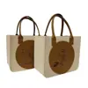 Bolsas de fieltro para el Festival de Medio Otoño, Color Sólido, Gran Capacidad, Bolsas de fieltro tipo tote de recuerdo, Ventas Directas de Fábrica, Bolsos de mano de fieltro al por mayor